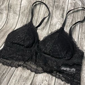 Bralette black lace